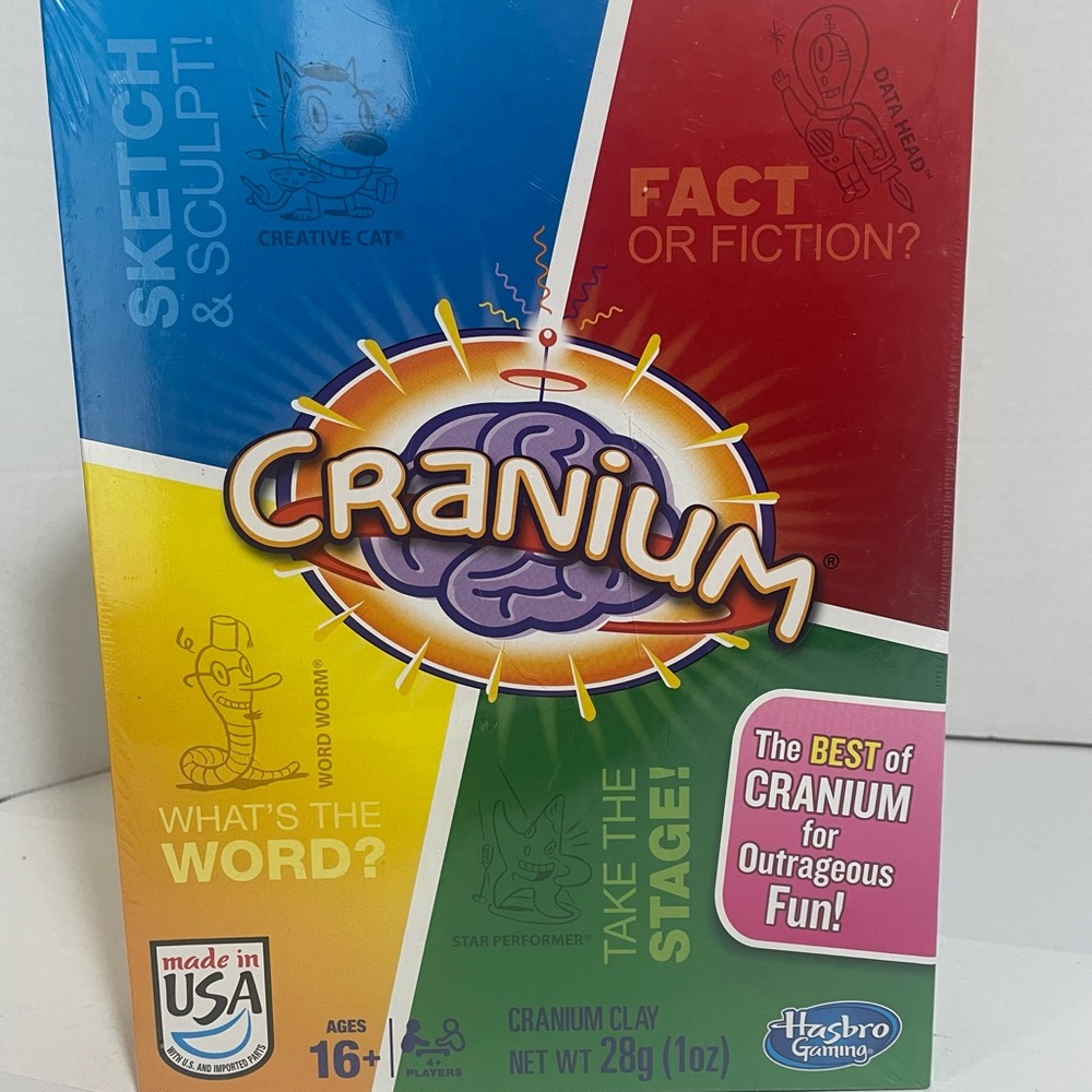 Cranium Board Game 400 Of The Best Challenges New Sealed Hasbro Gaming (2013)